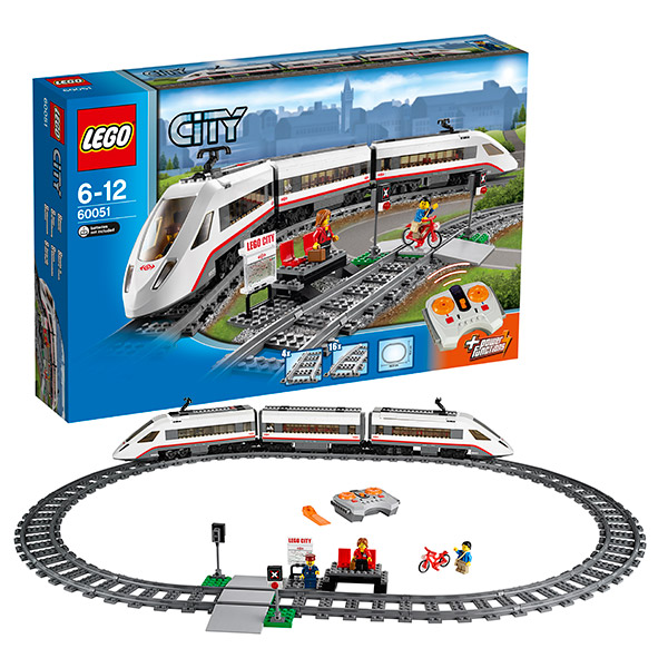 LEGO City Конструктор Скоростной пассажирский поезд 60051