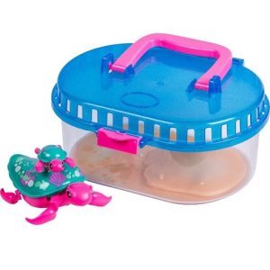 Little Live Pets Интерактивная игрушка Черепашка с малышом в аквариуме S2
