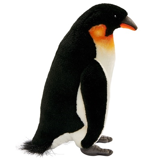 Мягкие игрушки пингвины и другие дикие птицы цвета черный