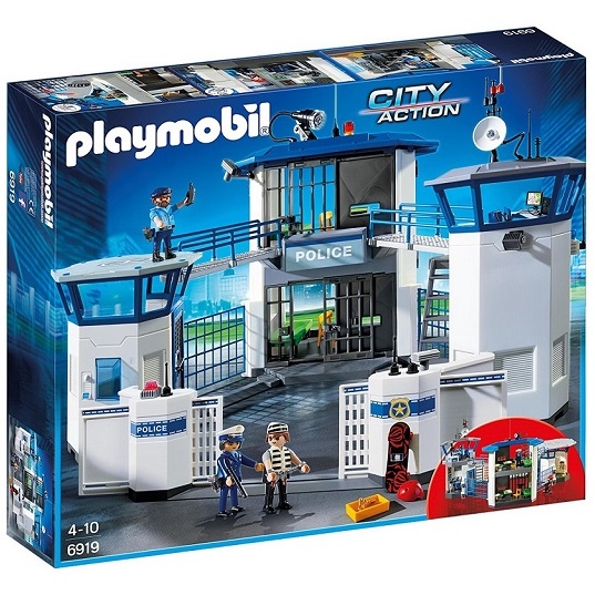 Игровой набор Штаб полиции с тюрьмой Playmobil 6919