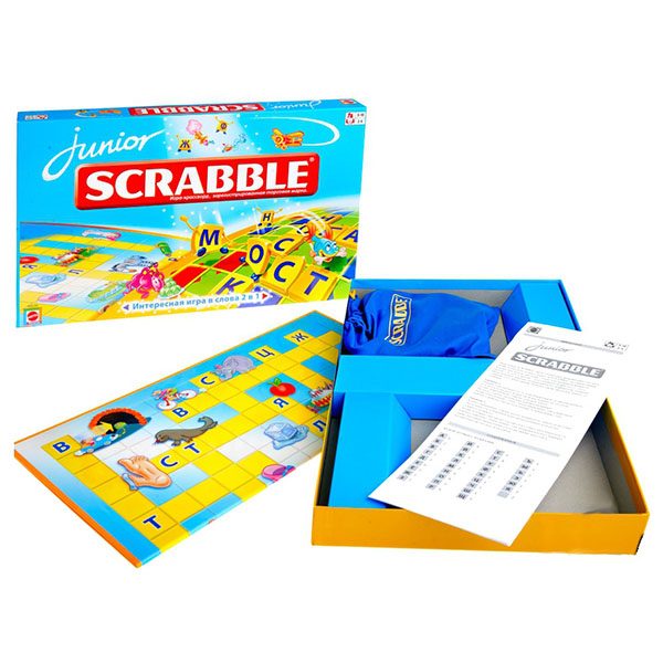 Настольная игра Скрабл Джуниор Scrabble Mattel Y9736