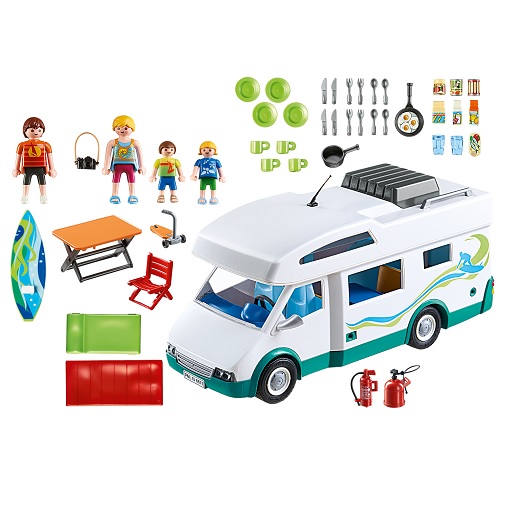 Playmobil Аквапарк Семейный автомобиль-дом на колесах 6671PM