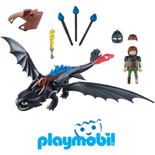 Игровой набор Драконы Иккинг и Беззубик Playmobil 9246