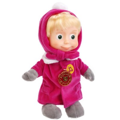 Мягкая игрушка Маша в зимней одежде 29 см Маша и медведь Мульти-Пульти