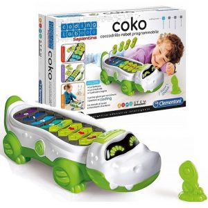 Интерактивный крокодил Coko программируемый Clementoni