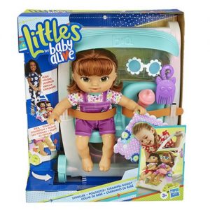 Кукла малышка с коляской Baby Alive Littles Hasbro