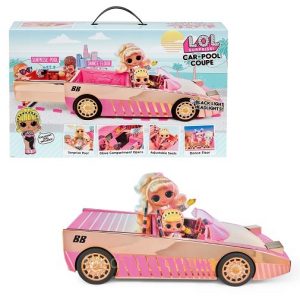 Автомобиль купе Ретро ЛОЛ Car-Pool Coupe с куклой Drag Racer LOL