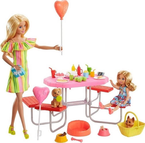Игровой набор Пикник Барби и Челси с щенками Barbie
