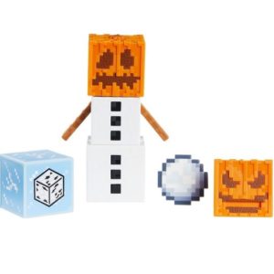 Фигурка Снежный голем Minecraft Snow Golem с артикуляцией Mattel