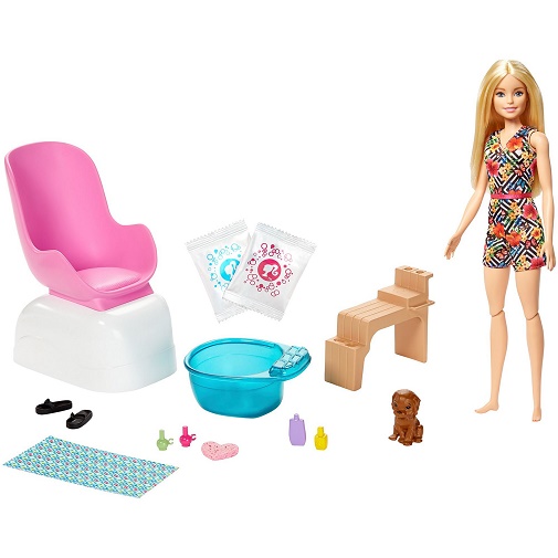 Игровой набор Барби для маникюра и педикюра Mani-Pedi Spa Barbie GHN07