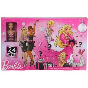 Адвент календарь Барби с куклой и аксессуарами Barbie GFF61