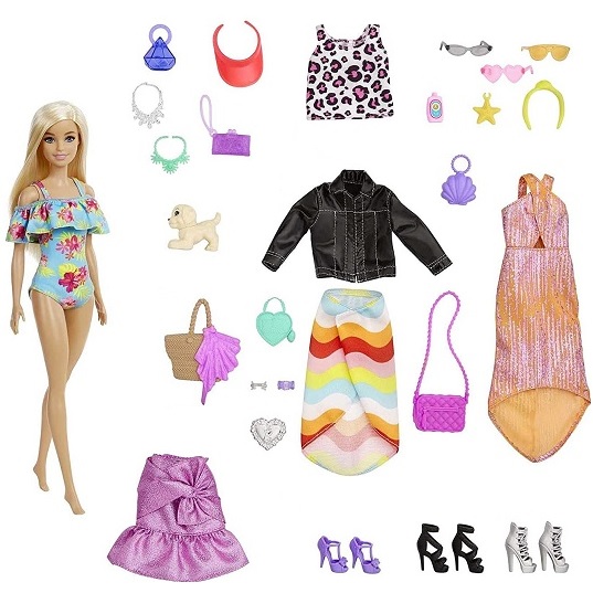 Адвент календарь Барби на Новый 2022 год Barbie Day to Night GXD64 купить  игрушку Москва