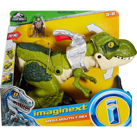 Фигурки Mega Mouth T Rex Imaginext Jurassic World GBN14