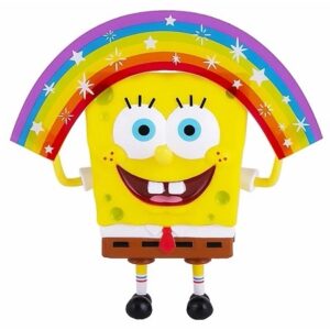 Фигурка Губка Боб радужный Alpha Toys SpongeBob EU691001