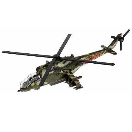 Вертолет МИ-24 Зеленый камуфляж ТЕХНОПАРК