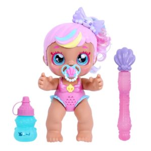 Кукла малышка Kindi Kids пускает пузыри Baby Bubbles Moose Toys