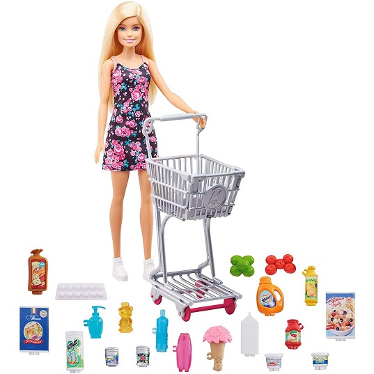 Игровой набор с куклой Барби Время для покупок Barbie GTK94
