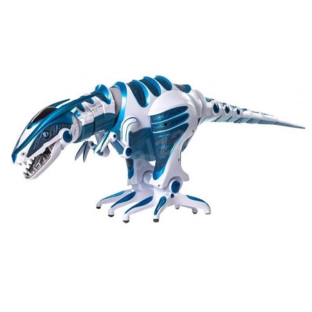 Робот Динозавр Робораптор WowWee 8017 белыйголубой