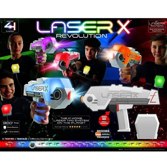 Сверхдальнобойный бластер 2 шт Laser X Revolution
