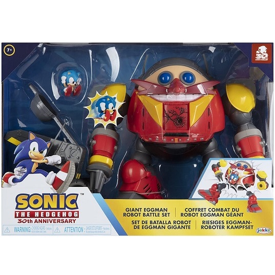 Битва роботов с катапультой Sonic The Hedgehog Giant Eggman