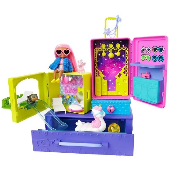 Игровой набор для мини-кукол Барби Extra Minis Barbie