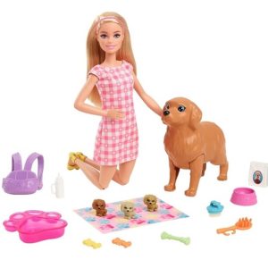 Кукла Барби и собака-мама с функцией родов Barbie HCK75