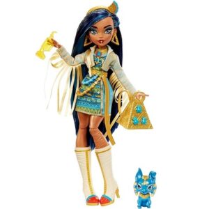 Кукла Клео де Нил с собачкой в сумке Monster High HHK54