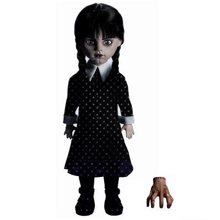 Кукла Уэнсдей Аддамс с рукой Mezco Toys