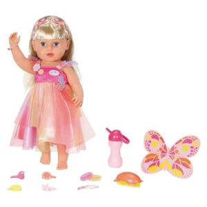 Интерактивная кукла Soft Touch Сестричка в платье единорога Baby Born 833-711