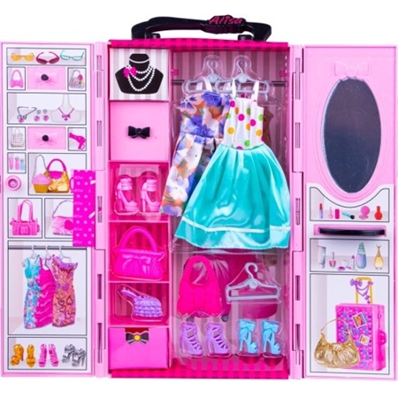 Кукольный чемодан-гардероб NORIMPEX