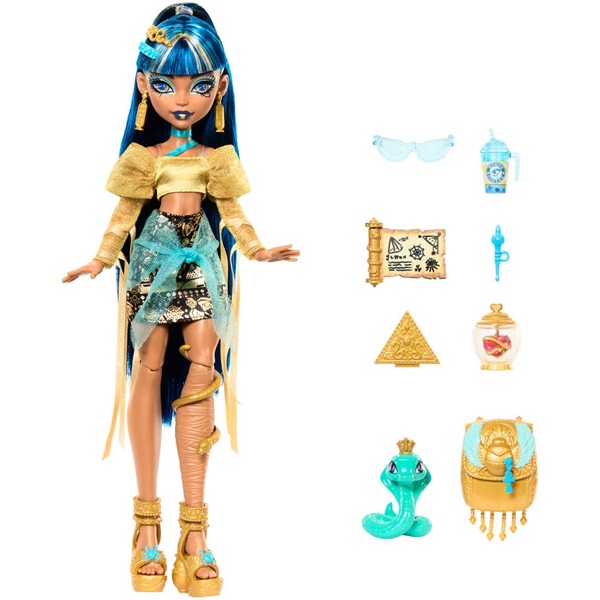 Кукла Клео де Нил с коброй Хиссетт Monster High